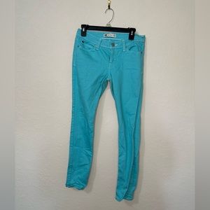 Levi’s teal blue Jean